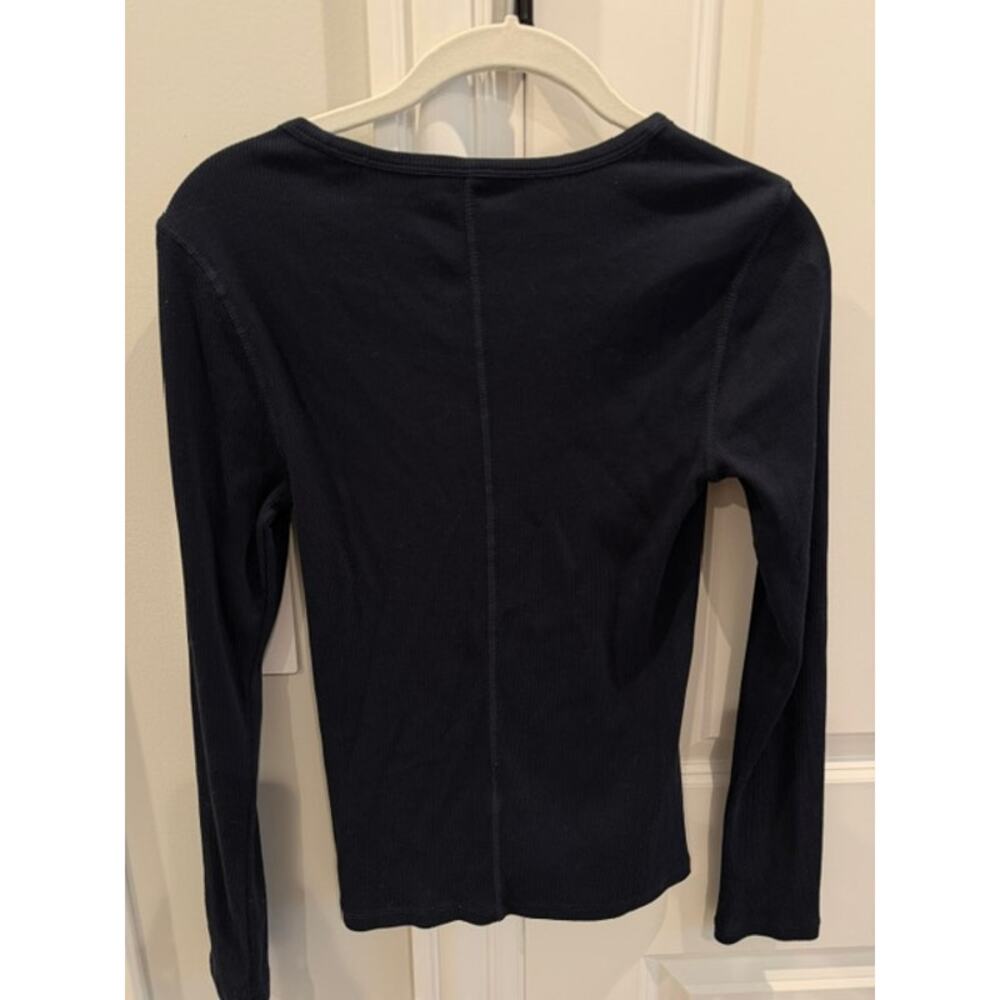 Quince NWOT XS Bundle SuperSoft Fleece Shorts & Organic Rib Long Sleeve Tee - Picture 14 of 16